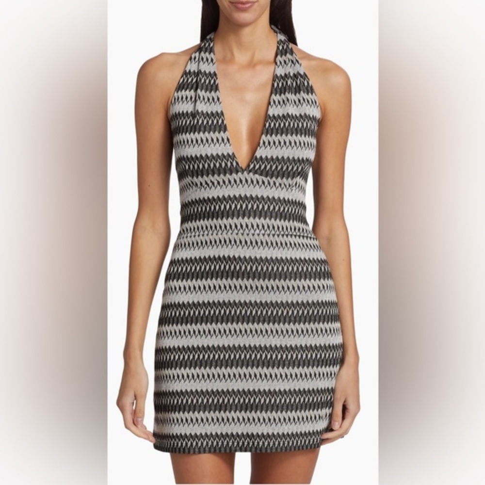 Ramy Brook Rayna Geometric Minidress